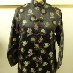 Vintage Asian Style Button Down Jacket